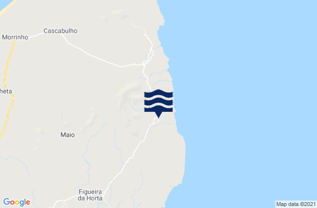 Karte der Gezeiten Nossa Senhora da Luz, Cabo Verde