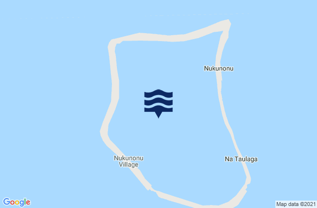 Karte der Gezeiten Nukunonu, Tokelau