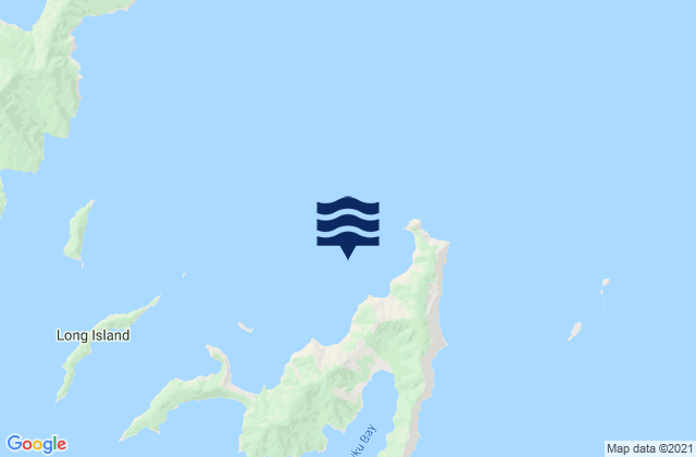 Karte der Gezeiten Oamaru Bay, New Zealand