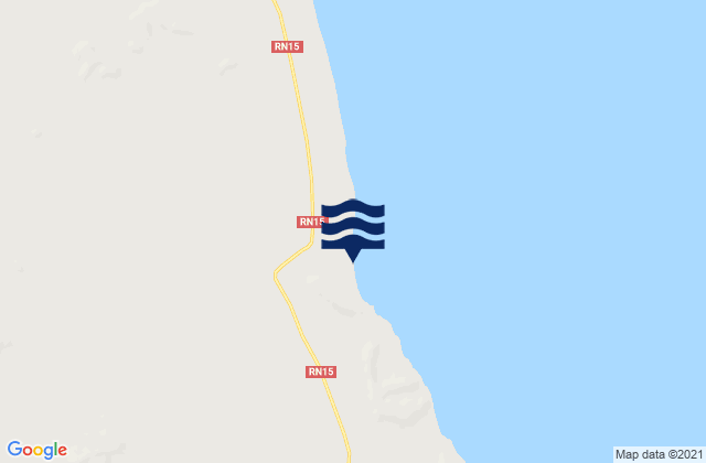 Karte der Gezeiten Obock, Djibouti