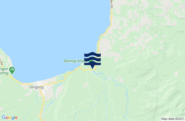 Karte der Gezeiten Odiongan, Philippines