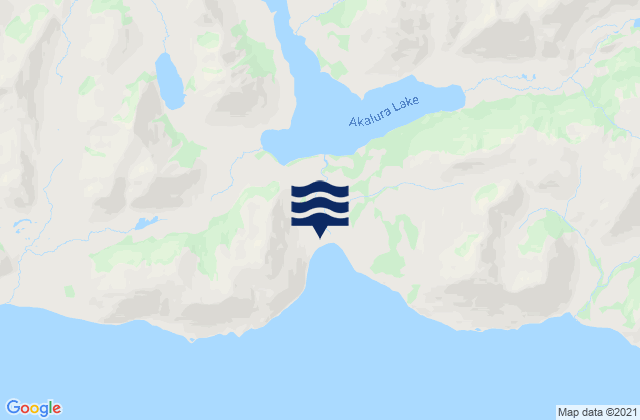 Karte der Gezeiten Olga Bay (A P A Cannery), United States