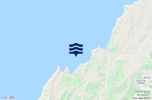Karte der Gezeiten Opau Bay, New Zealand