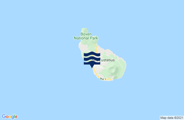 Karte der Gezeiten Oranjestad, Bonaire, Saint Eustatius and Saba 