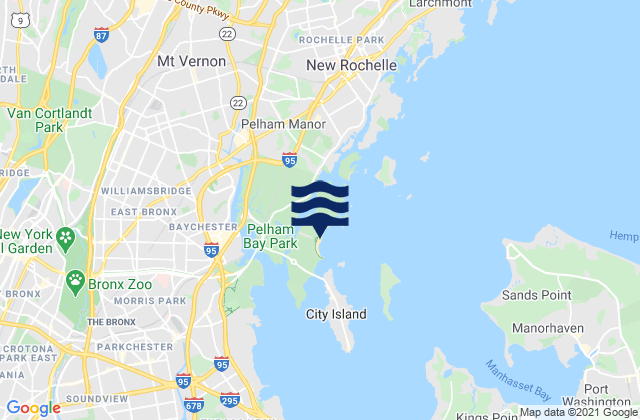 Karte der Gezeiten Orchard Beach, United States