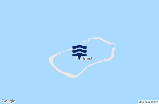 Karte der Gezeiten Orona, Kiribati