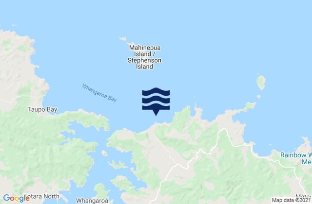 Karte der Gezeiten Orua Beach, New Zealand