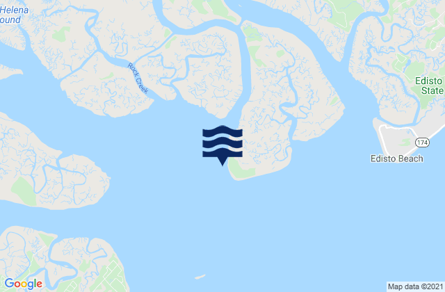 Karte der Gezeiten Otter Island, United States