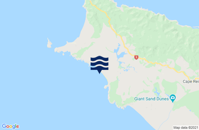 Karte der Gezeiten Paengarēhia / Twilight Beach, New Zealand