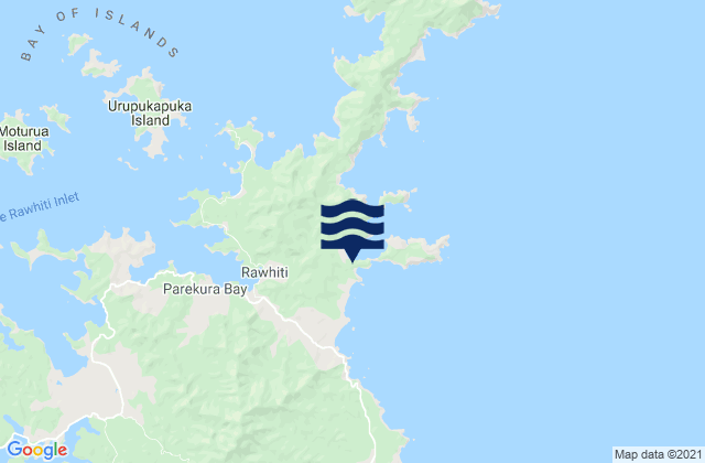 Karte der Gezeiten Pahi Bay, New Zealand