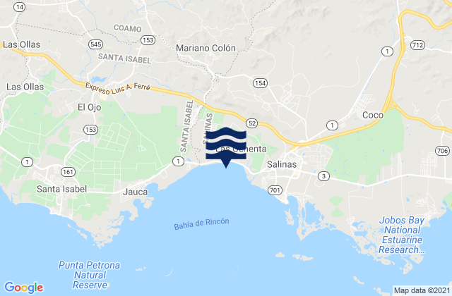 Karte der Gezeiten Palmarejo, Puerto Rico