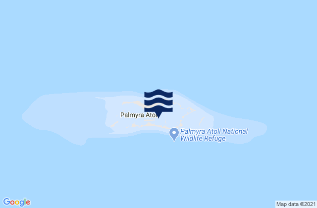 Karte der Gezeiten Palmyra Atoll, United States Minor Outlying Islands