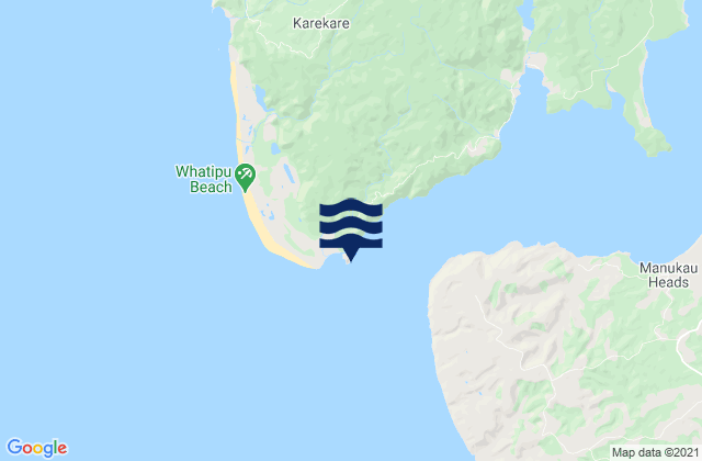 Karte der Gezeiten Paratutae Island, New Zealand