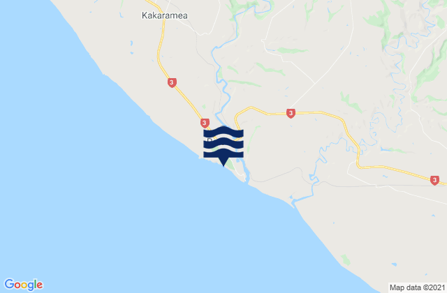 Karte der Gezeiten Patea, New Zealand
