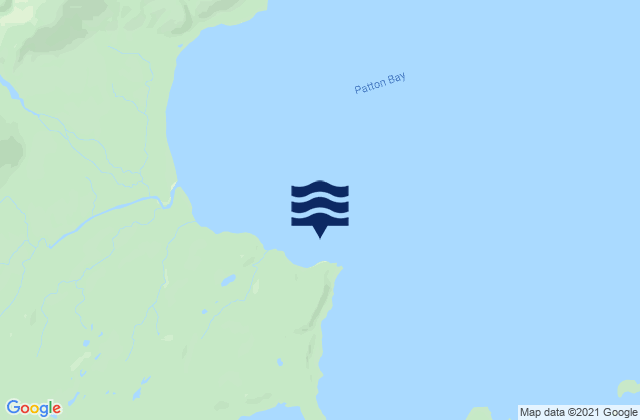 Karte der Gezeiten Patton Bay, United States