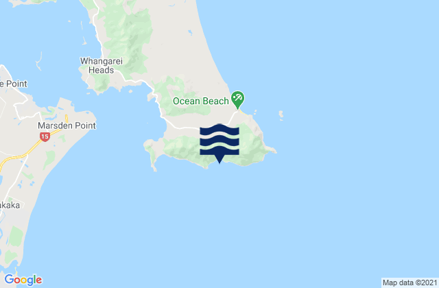 Karte der Gezeiten Peach Cove, New Zealand