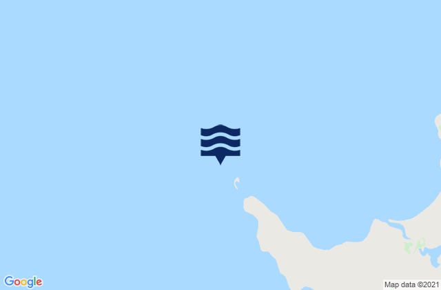 Karte der Gezeiten Peacock Island, Australia