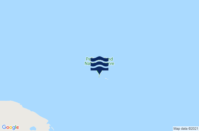 Karte der Gezeiten Pelican Island, Australia