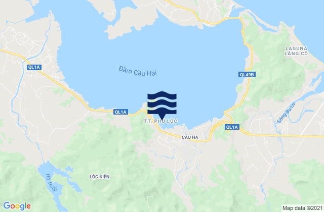 Karte der Gezeiten Phú Lộc, Vietnam