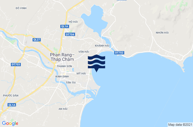 Karte der Gezeiten Phường Mỹ Hải, Vietnam