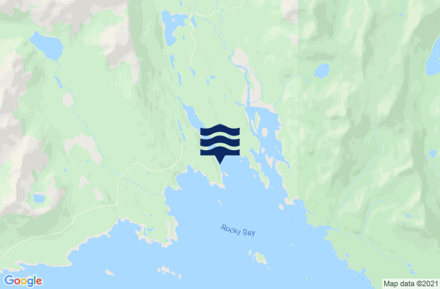 Karte der Gezeiten Picnic Harbor (Rocky Bay), United States