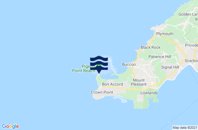 Karte der Gezeiten Pigeon Point, Trinidad and Tobago