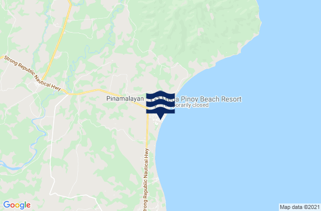 Karte der Gezeiten Pinamalayan, Philippines