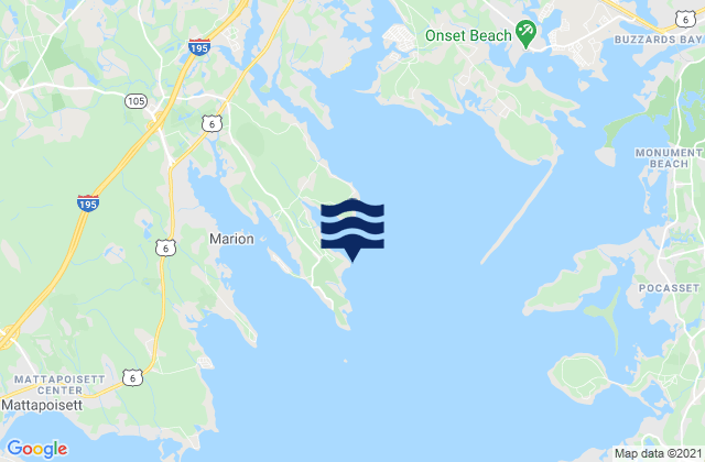 Karte der Gezeiten Piney Point, United States