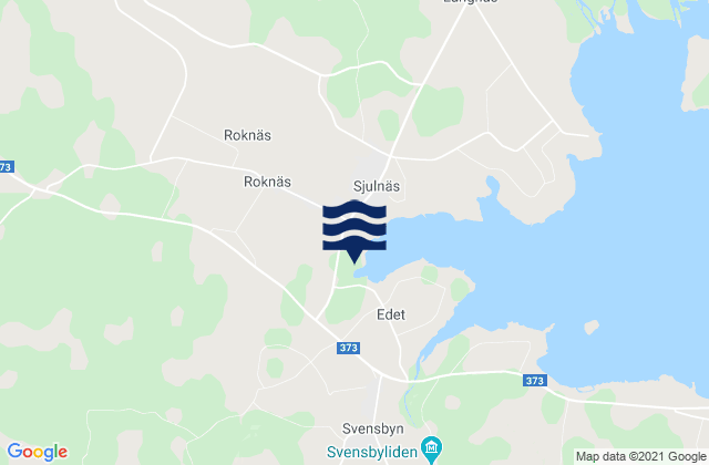 Karte der Gezeiten Piteå Kommun, Sweden
