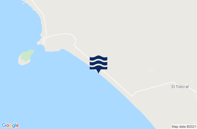 Karte der Gezeiten Playa Choros, Chile