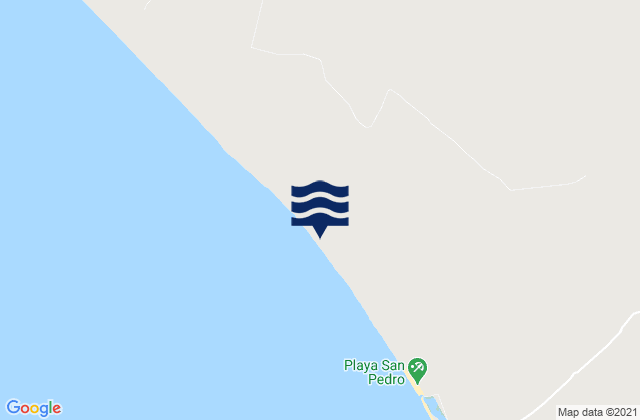 Karte der Gezeiten Playa San Pablo, Peru