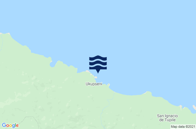 Karte der Gezeiten Playón Chico, Panama