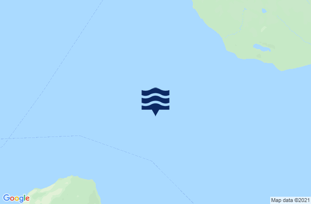 Karte der Gezeiten Pleasant Island southwest of, United States