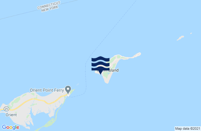 Karte der Gezeiten Plum Gut Harbor Plum Island, United States