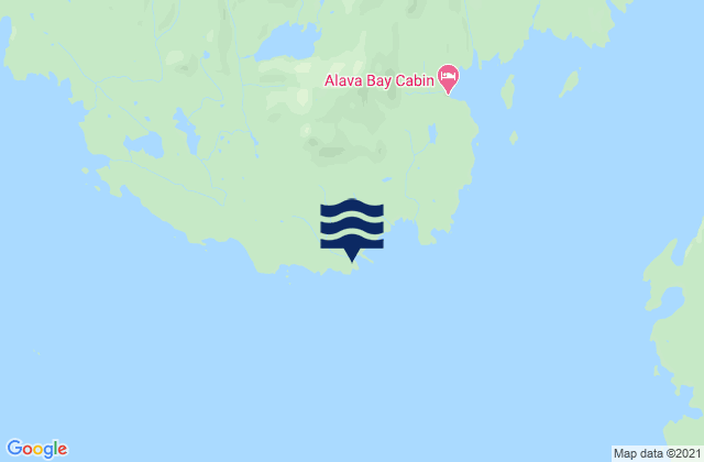 Karte der Gezeiten Point Alava, United States