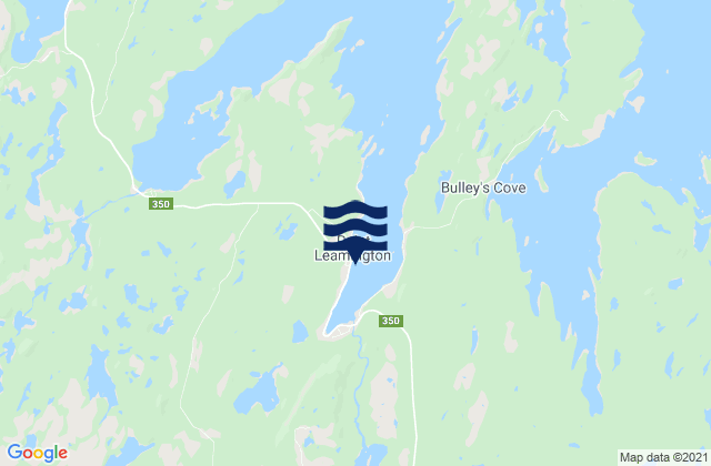 Karte der Gezeiten Point Leamington Harbour, Canada