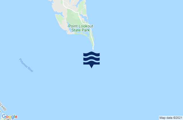 Karte der Gezeiten Point Lookout 1.0 n.mi. south of, United States