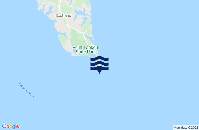 Karte der Gezeiten Point Lookout, United States