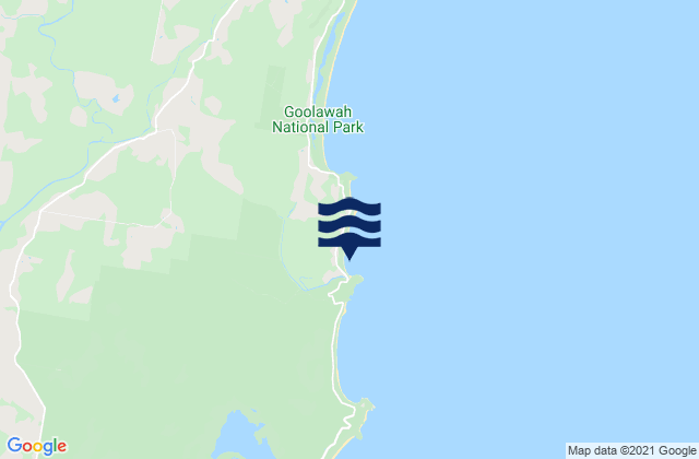 Karte der Gezeiten Point Plomer, Australia