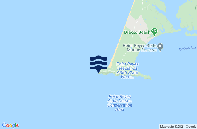 Karte der Gezeiten Point Reyes Lighthouse, United States