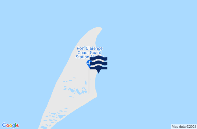 Karte der Gezeiten Point Spencer (Port Clarence), United States
