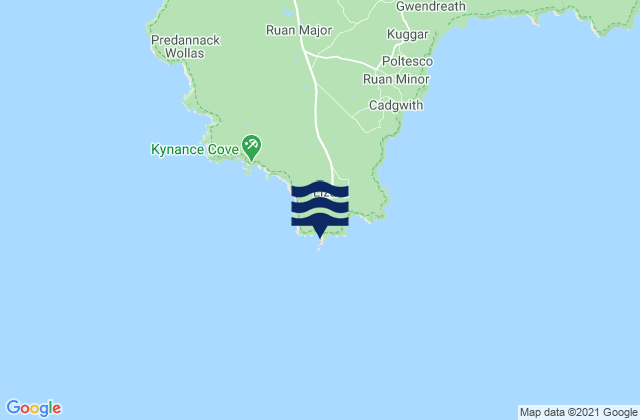Karte der Gezeiten Polpeor Cove Beach, United Kingdom
