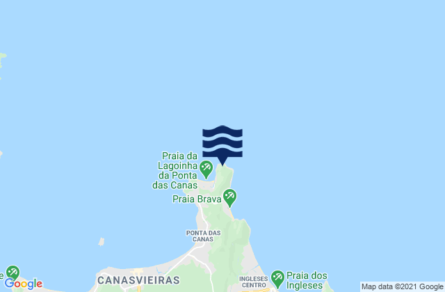 Karte der Gezeiten Ponta Do Rapa, Brazil