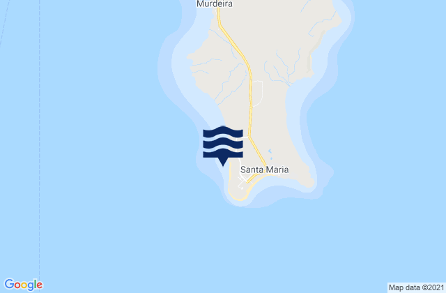 Karte der Gezeiten Ponta Preta, Cabo Verde