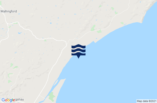 Karte der Gezeiten Porangahau River Entrance, New Zealand