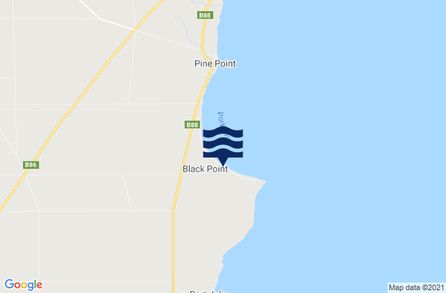 Karte der Gezeiten Port Alfred, Australia