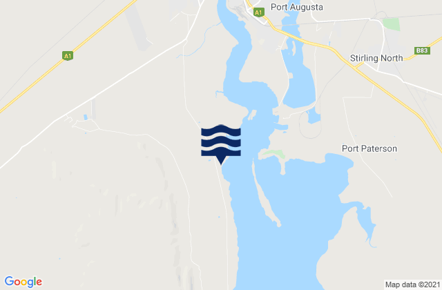 Karte der Gezeiten Port Augusta, Australia