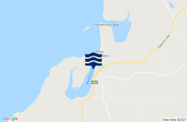 Karte der Gezeiten Port Broughton, Australia
