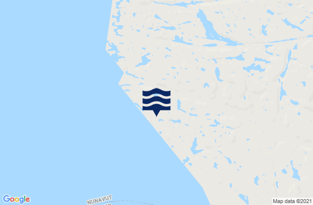 Karte der Gezeiten Port Burwell, Canada