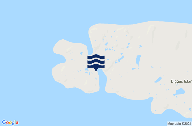 Karte der Gezeiten Port De Laperriere, Canada